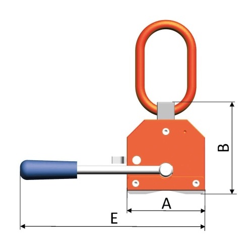 Magnet PMA boční rozměry