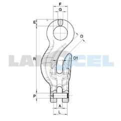 zkracovací spojka GIE třída 10 rozměry