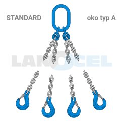 řetězový ČTYŘHÁK 414M00 třída 12 základní náhled řetězový ČTYŘHÁK 414M00 třída 12 základní náhled