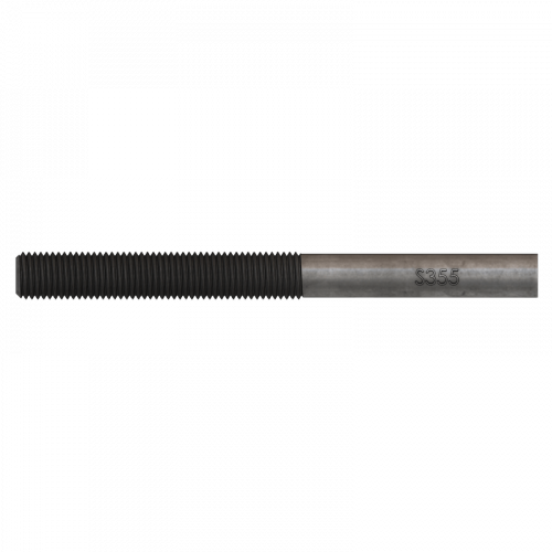 Závitová tyč k navaření DIN 34828 - S355JR s pravým závitem, surový povrch - závit: M12