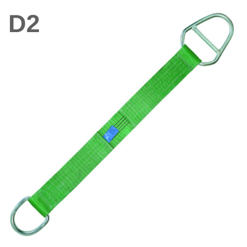 D2 - plochý popruh dvouvrstvý s provlékacími oky základní náhled
