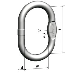 závěsné oko nerezové AWI třída 6 schéma závěsné oko nerezové AWI třída 6 schéma