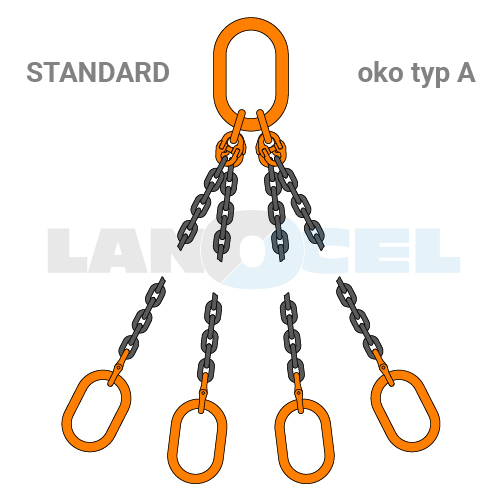 řetězový ČTYŘZÁVĚS 410M00 třída 10 základní náhled