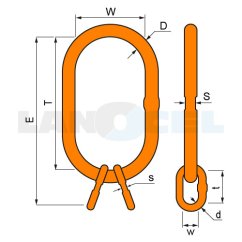 závěsná hlava VLW 340x180mm třída 10 rozměry závěsná hlava VLW 340x180mm třída 10 rozměry