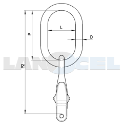 závěsný systém zvětšený se zkracovačem VMXKW1 třída 10 rozměry