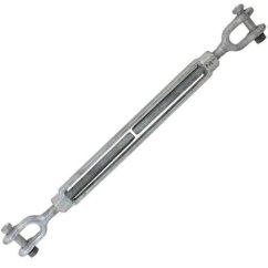 Napínák VIDLICE-VIDLICE s dlouhým závitem FF-T-791, žárově pozinkovaný základní náhled