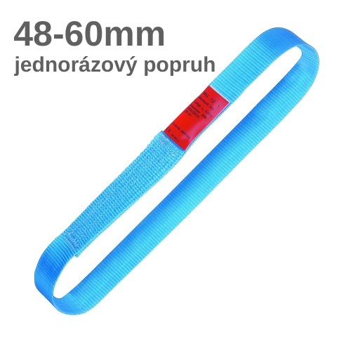 jednorázový nekonečný plochý popruh šíře 48-60mm základní náhled