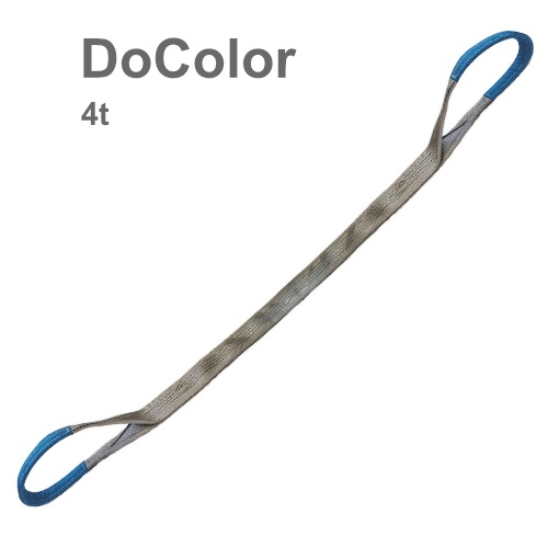 Plochý popruh s oky DoColor dvouvrstvý - nosnost WLL: 8.000 kg, efektivní délka: 6 m