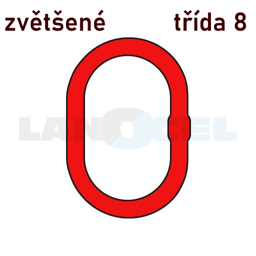 závěsné oko zvětšené T třída 8 základní náhled