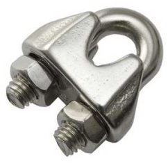 Nerezová lanová svorka DIN 741 základní náhled Nerezová lanová svorka DIN 741 základní náhled