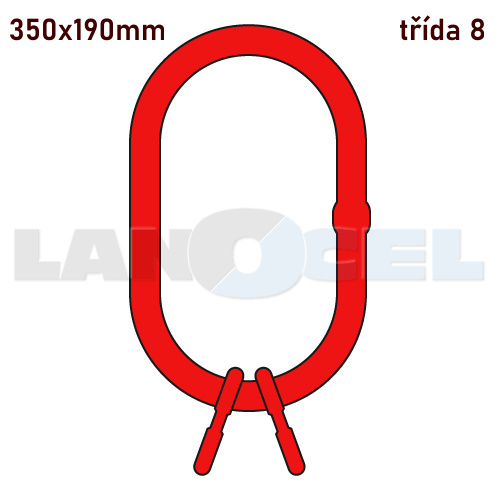 závěsná hlava ZHVZ 350x190mm třída 8 základní náhled