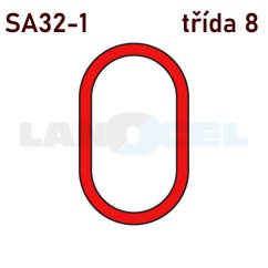 závěsné oko AZ 350x190mm třída 8 základní náhled