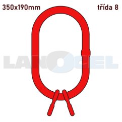 závěsná hlava ZHVZ 350x190mm třída 8 základní náhled