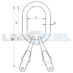 závěsný systém zvětšený se zkracovači VMXKW2 třída 10 rozměry závěsný systém zvětšený se zkracovači VMXKW2 třída 10 rozměry