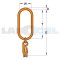závěsný systém se zkracovačem LXKW1 340x180mm třída 10 rozměry