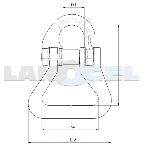 spojka pro textilní vazáky RSC třída 8 rozměry