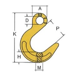 hák s okem kontejnerový schéma